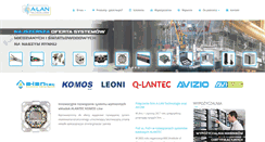 Desktop Screenshot of a-lan.pl
