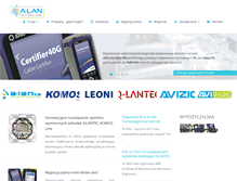 Tablet Screenshot of a-lan.pl
